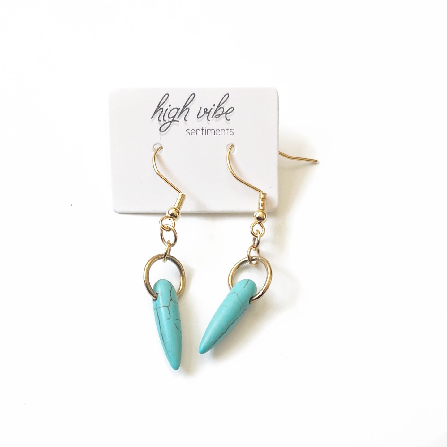 Blue Howlite Dangles