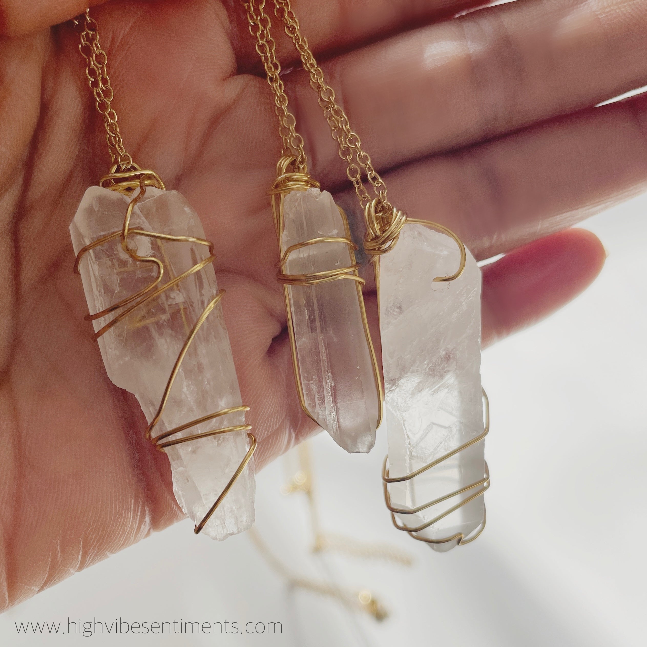 Buy Natural Healing Stone Pendant Necklace Handmade Wire Wrapped Raw Crystal  Pendant Stone Jewelry Online in India - Etsy